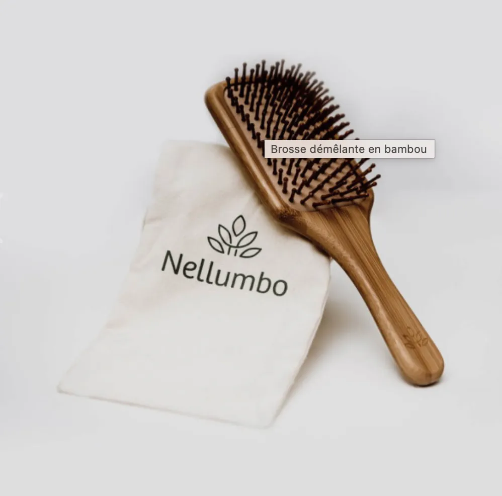 [NEL-008] Brosse démêlante en bambou